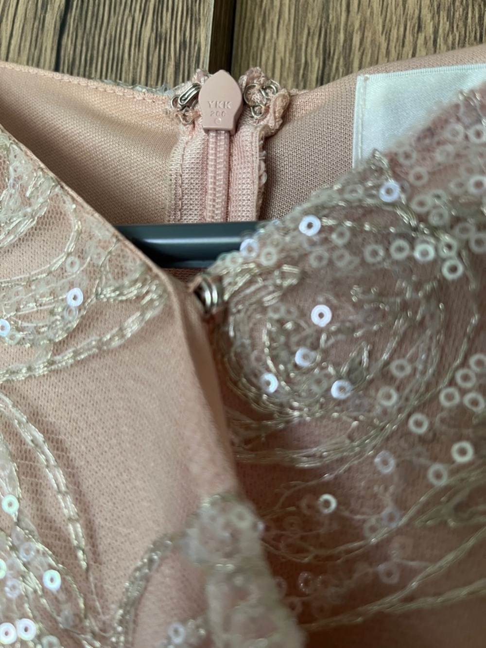 Dainty Jewells Blush Pink Sequin Dress | 2XL - Picture 5 of 8